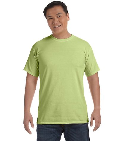 Comfort Colors 1717 Garment Dyed Heavyweight T-Shi in Celadon front view