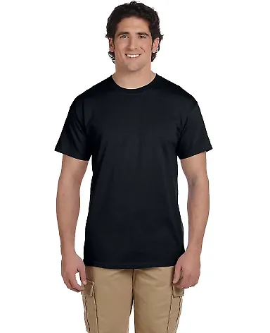 5170 Hanes® Comfortblend 50/50 EcoSmart® T-shirt Black front view