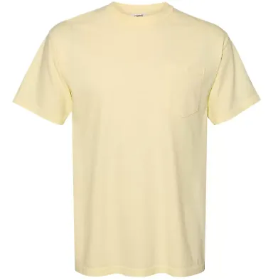 6030 Comfort Colors - Pigment-Dyed Short Sleeve Sh Banana front view