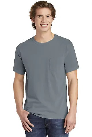 6030 Comfort Colors - Pigment-Dyed Short Sleeve Sh Granite front view