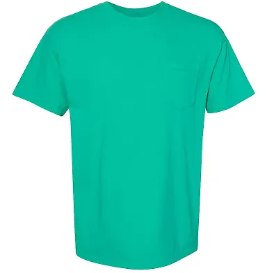 6030 Comfort Colors - Pigment-Dyed Short Sleeve Sh Island Green front view