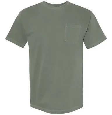 6030 Comfort Colors - Pigment-Dyed Short Sleeve Sh Moss front view