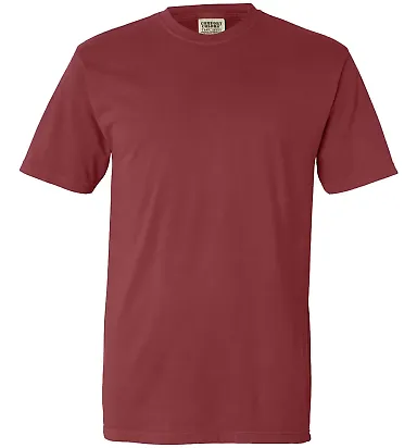 4017 Comfort Colors - Combed Ringspun Cotton T-Shi Brick front view