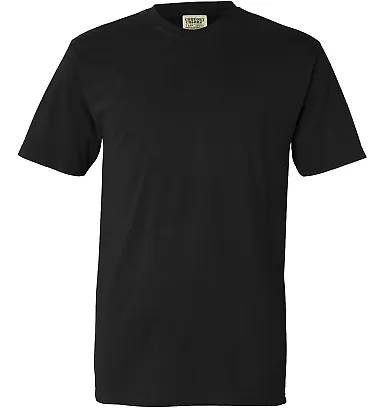 4017 Comfort Colors - Combed Ringspun Cotton T-Shi Black front view