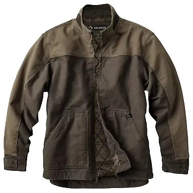5089 DRI DUCK - Horizon Two-Tone Cotton Canvas Jac in Tobacco/ field khaki front view