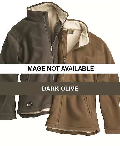 5315 DRI DUCK - Force Flex Fleece Jacket Dark Olive front view