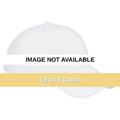 BX020 Big Accessories 6-Panel Structured Twill Cap VEGAS GOLD front view