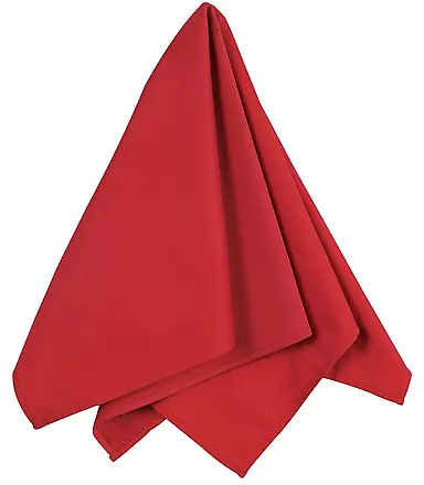 BA001 Big Accessories Solid Bandana RED front view