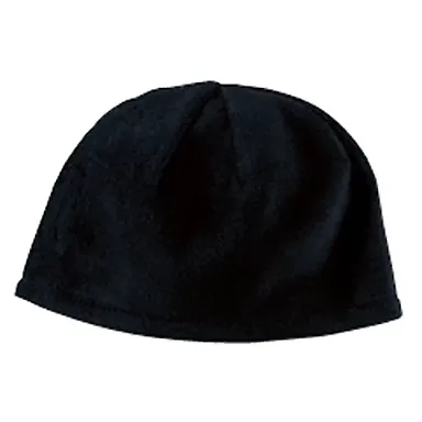 BX013 Big Accessories Knit Fleece Beanie in Black front view