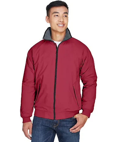 D700 Devon & Jones Men’s Three-Season Classic Ja CRIMSON front view