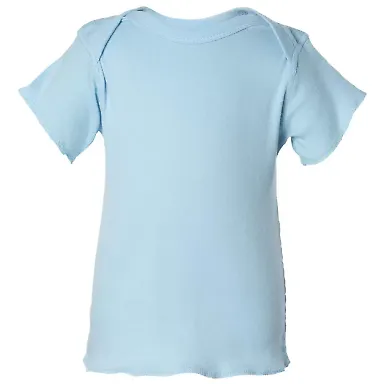 3400 Rabbit Skins® Infant Lap Shoulder T-shirt LIGHT BLUE front view