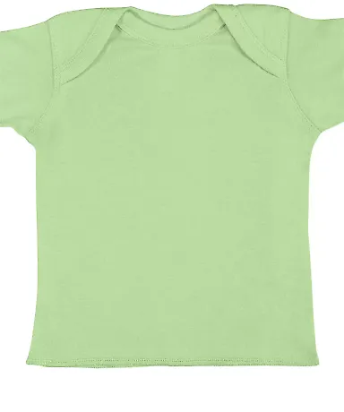 3400 Rabbit Skins® Infant Lap Shoulder T-shirt MINT front view