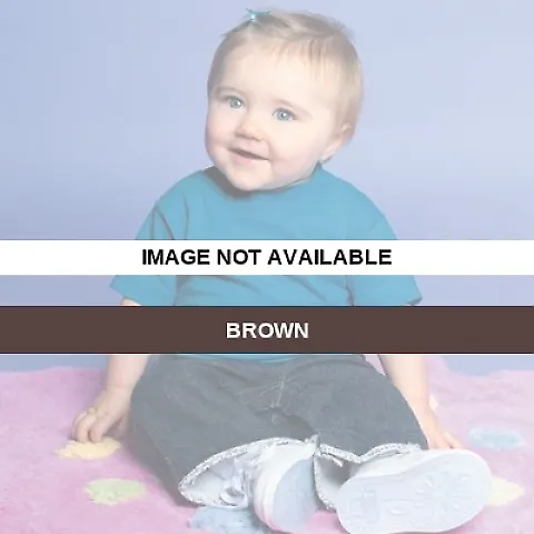 3401 Rabbit Skins® Infant T-shirt Brown front view
