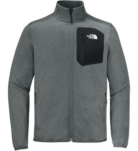 The North Face NF0A8FQN Dove Creek Full-Zip Fleec in Tnf medium grey heather