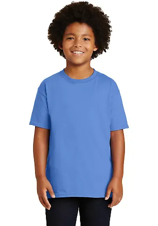 Gildan 2000B Ultra Cotton Youth T-shirt in Carolina blue front view