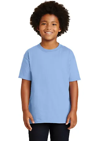 Gildan 2000B Ultra Cotton Youth T-shirt in Light blue front view