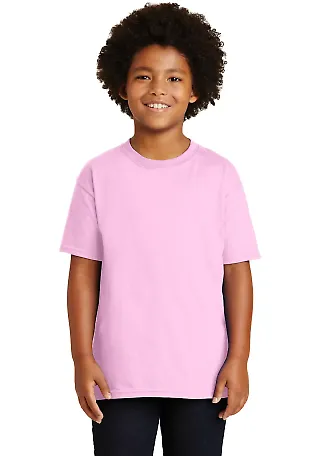 Gildan 2000B Ultra Cotton Youth T-shirt in Light pink front view
