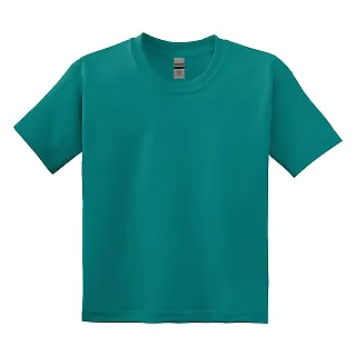8000B Gildan Ultra Blend 50/50 Youth T-shirt in Jade dome front view