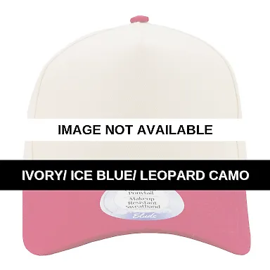 Infinity Hers COLBIE Women's Two-Tone Five-Panel C Ivory/ Ice Blue/ Leopard Camo