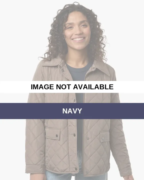 Weatherproof W27713 Women's Diamond Quilted Jacket NAVY