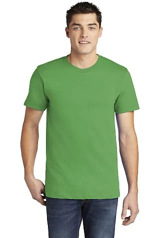 American Apparel 2001 USA Made Mens 100% Cotton Fi in Grass front view