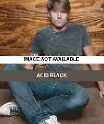 AA1088 Alternative Men’s 4.1 oz. Acid Wash Basic Acid Black front view