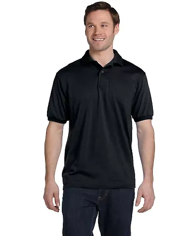054X Stedman by Hanes® Blended Jersey Black front view
