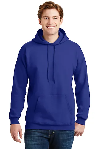 F170 Hanes PrintPro XP Ultimate Cotton Hooded Swea Deep Royal front view