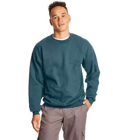 F260 Hanes® Ultimate Cotton® Sweatshirt Cactus front view