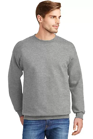 F260 Hanes® Ultimate Cotton® Sweatshirt Light Steel front view