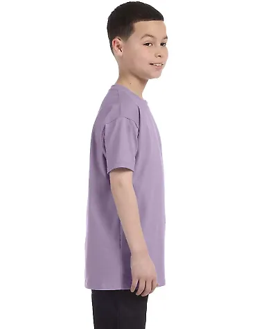5450 Hanes® Authentic Tagless Youth T-shirt Lavender front view