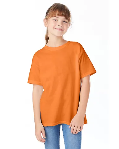Hanes 5480 Heavyweight Youth T-shirt in Tennessee orange front view