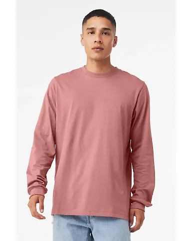 BELLA+CANVAS 3501 Long Sleeve T-Shirt in Mauve front view