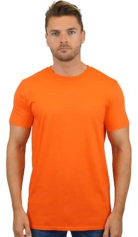 Gildan 64000 Wholesale Cotton plain t shirt bulk p in Orange front view