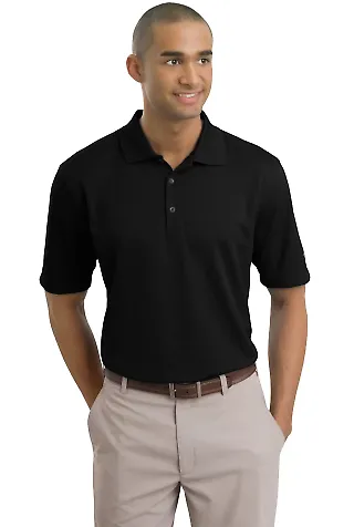 Nike Golf Dri FIT Textured Polo 244620 Black front view