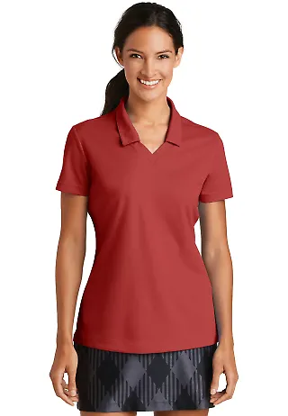 354067 Nike Golf Ladies Dri FIT Micro Pique Polo  Varsity Red front view