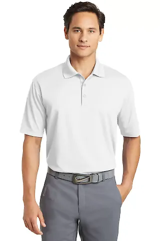 363807 Nike Golf Dri FIT Micro Pique Polo  in White front view