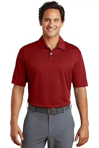 Nike Golf Dri FIT Pebble Texture Polo 373749 Varsity Red front view