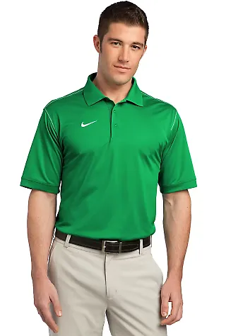 Nike Golf Dri FIT Sport Swoosh Pique Polo 443119 Lucky Green front view