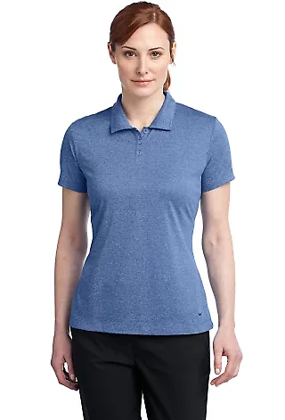 Nike Golf Ladies Dri FIT Heather Polo 474455 Lt Game Roy He front view