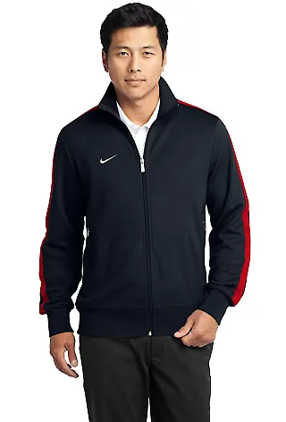 Nike Golf N98 Track Jacket 483550 Navy/Gym Red front view