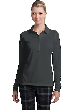 Nike Golf Ladies Long Sleeve Dri FIT Stretch Tech  Anthracite front view