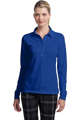 Nike Golf Ladies Long Sleeve Dri FIT Stretch Tech  Blue Sapphire front view