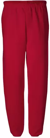 JERZEES 973 NuBlend Sweatpant 973M True Red front view