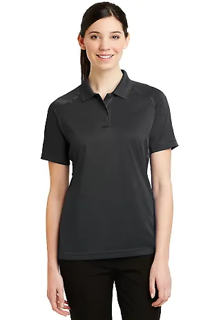 CornerStone Ladies Select Snag Proof Tactical Polo Charcoal front view