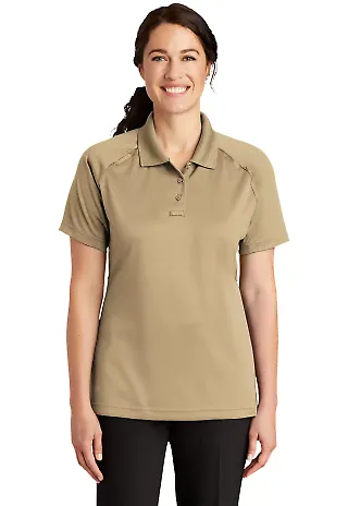 CornerStone Ladies Select Snag Proof Tactical Polo Tan front view