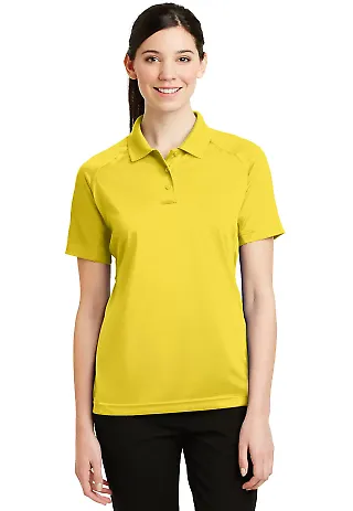 CornerStone Ladies Select Snag Proof Tactical Polo Yellow front view