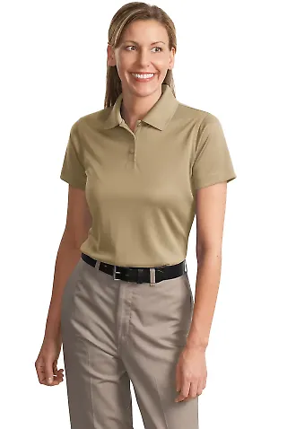 CornerStone Ladies Select Snag Proof Polo CS413 Tan front view