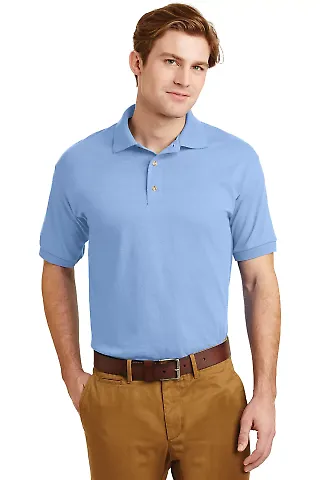 8800 Gildan® Polo Ultra Blend® Sport Shirt in Light blue front view