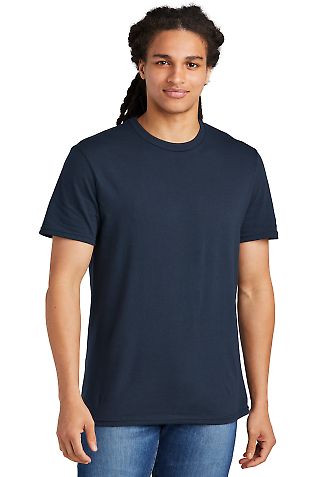 District Young Mens Concert Tee DT5000 in New navy front view